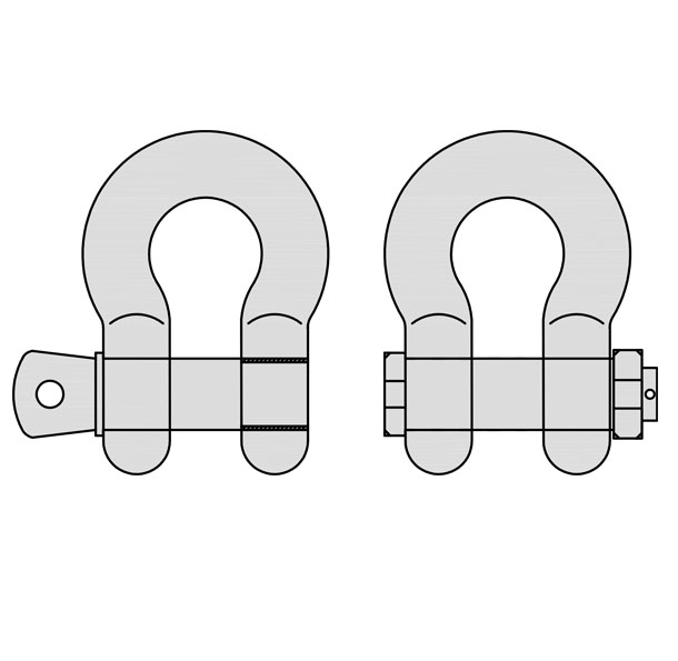 GB/T25854-2010一般起重用弓形鍛造卸扣